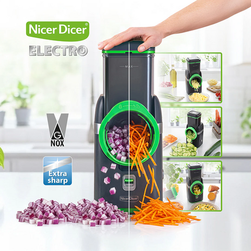 Elektrisk grøntsagshakker - Nicer Dicer Electro